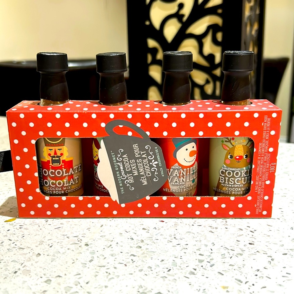 Gift Set Gourmet Hot Cocoa Mixes set of 4